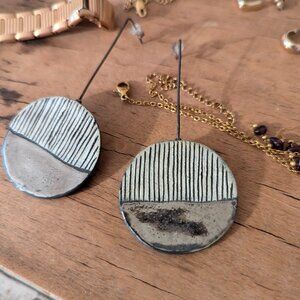 Handmade dangle earrings unique